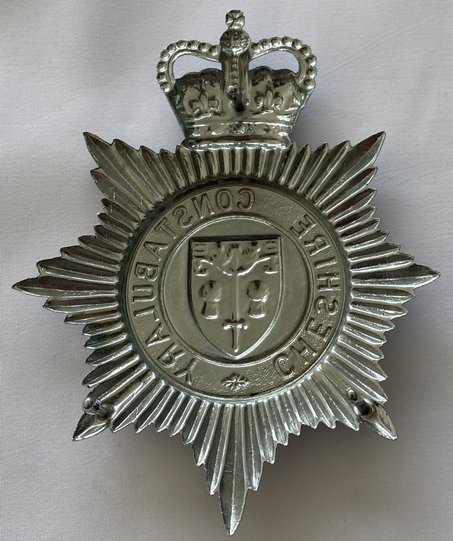 Cheshire Constabulary Helmet Badge | Time Militaria