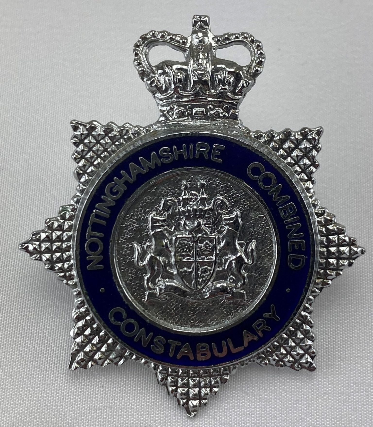 Nottinghamshire Combined Constabulary Cap Badge | Time Militaria