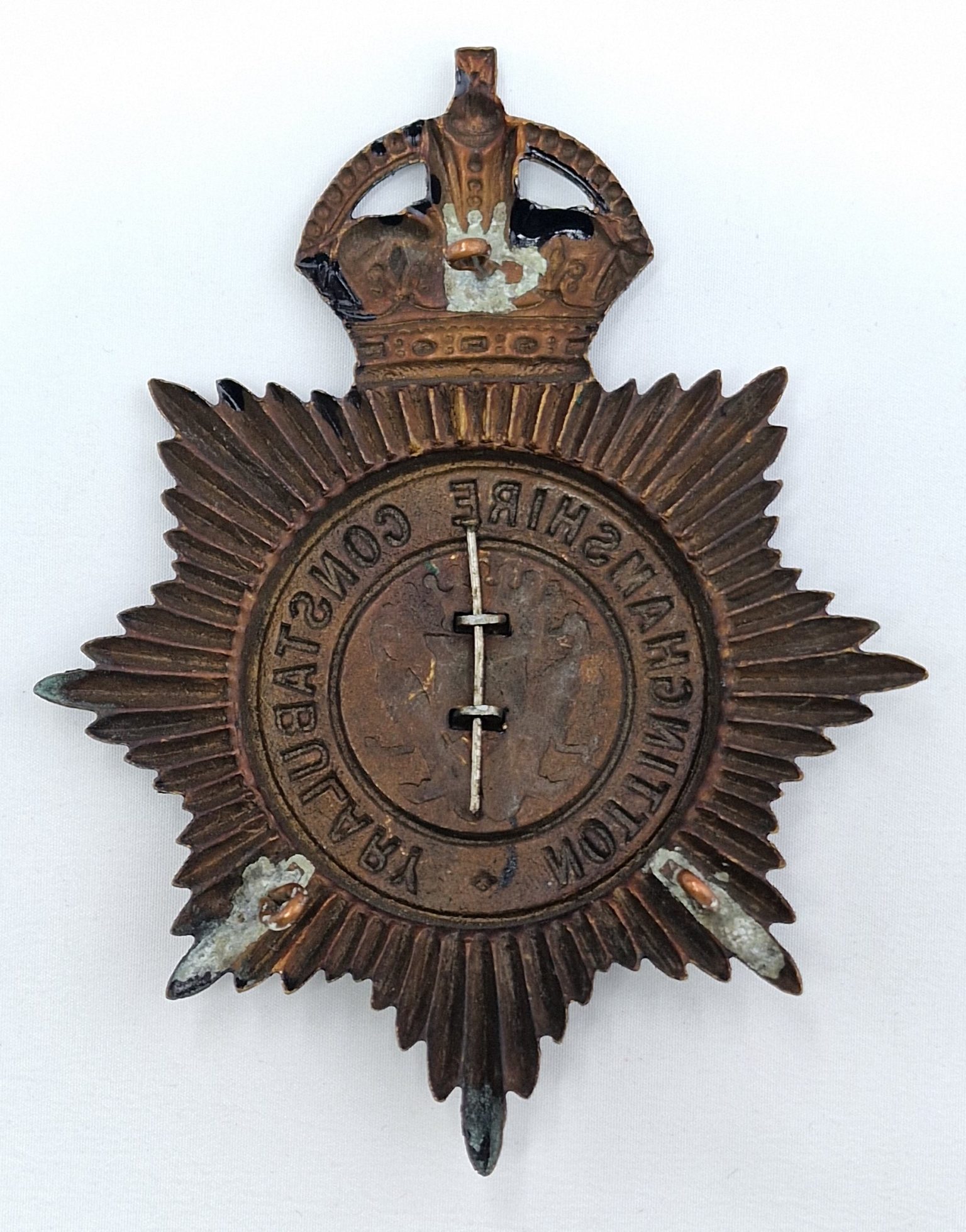 Nottinghamshire Constabulary Night Helmet Badge | Time Militaria