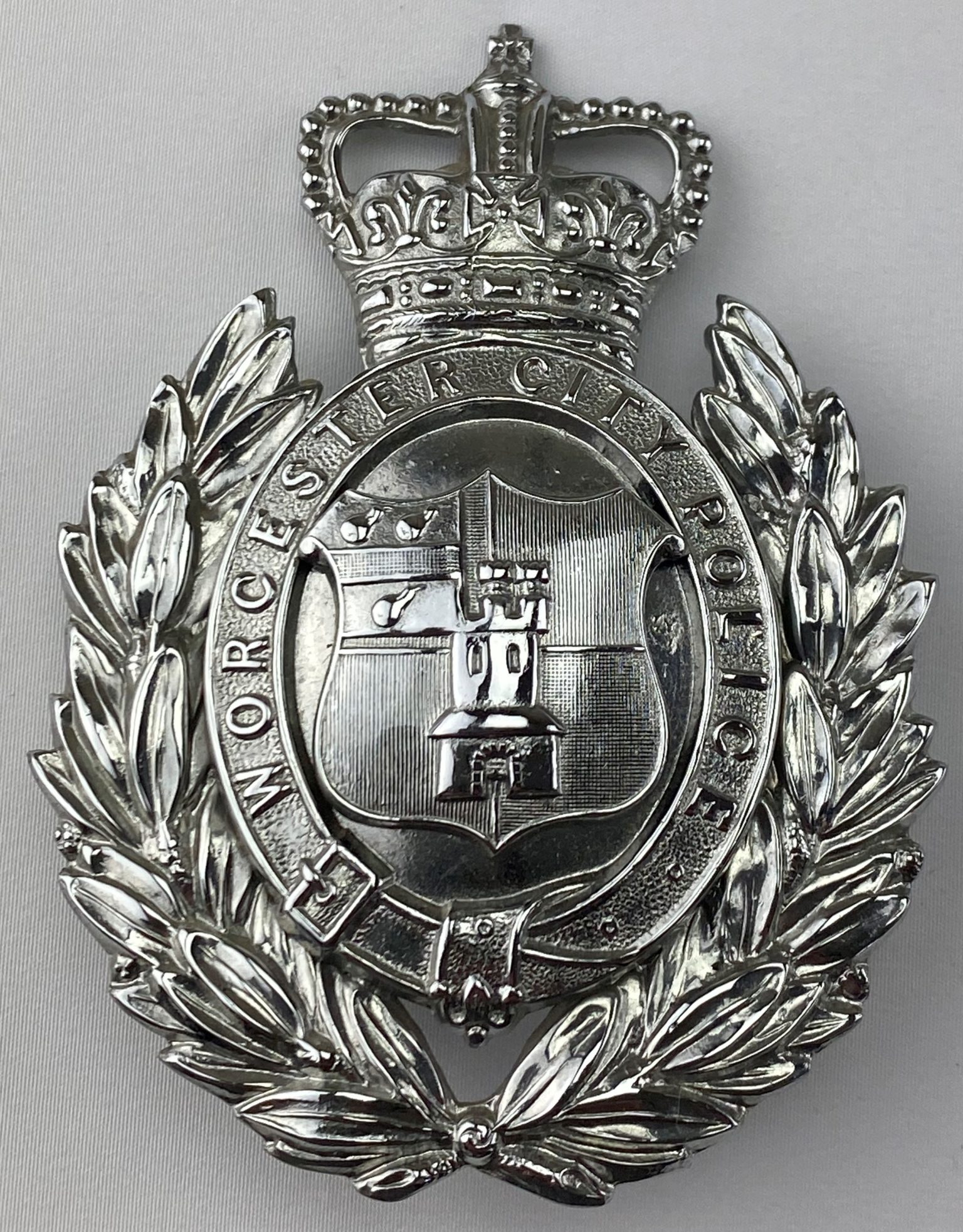 Worcester City Police Helmet Badge | Time Militaria