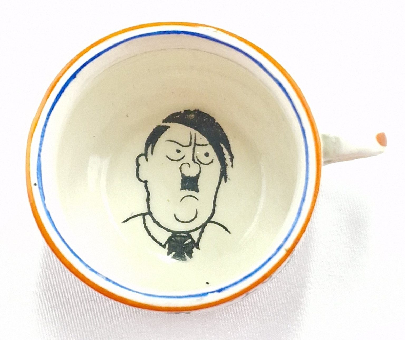 WW2 Anti-Hitler Ash Chamber Pot | Time Militaria